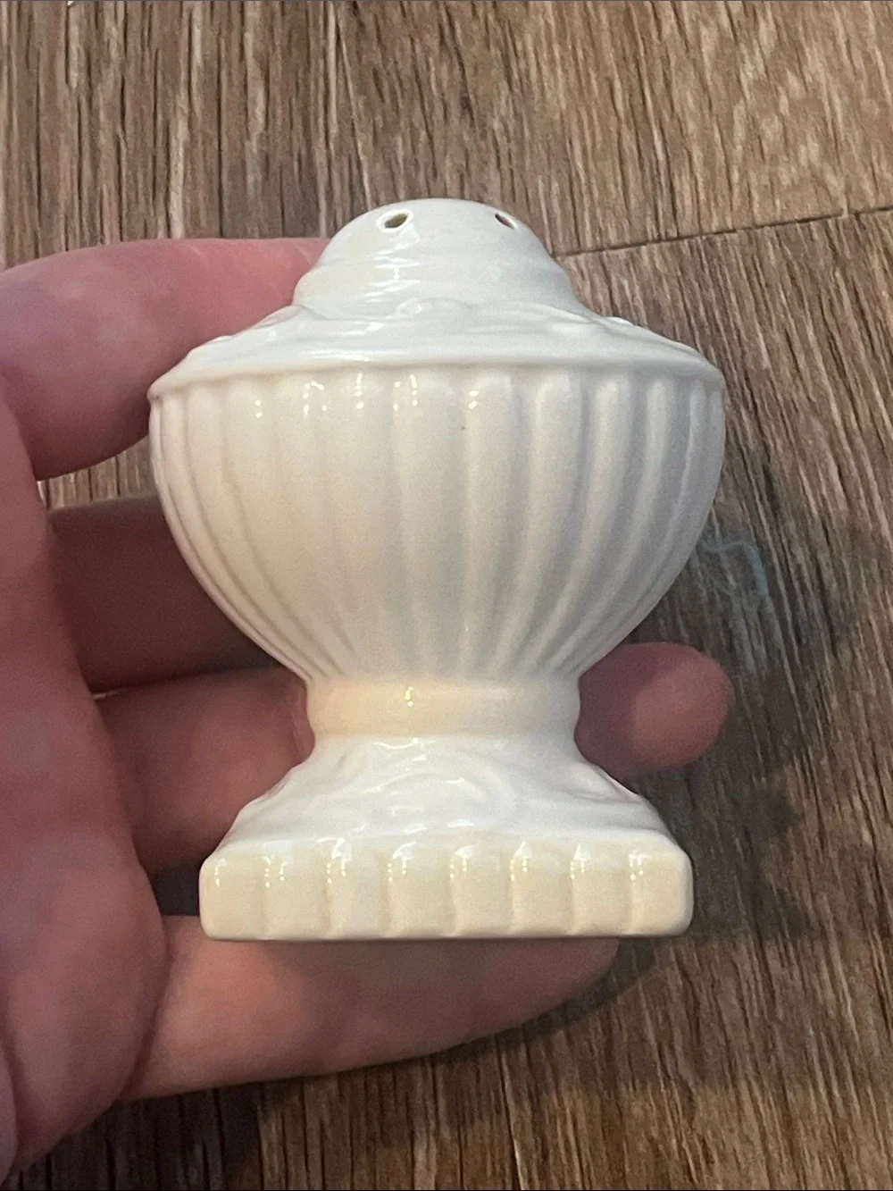 Lenox Butlers Pantry White  Ceramic Salt Shaker